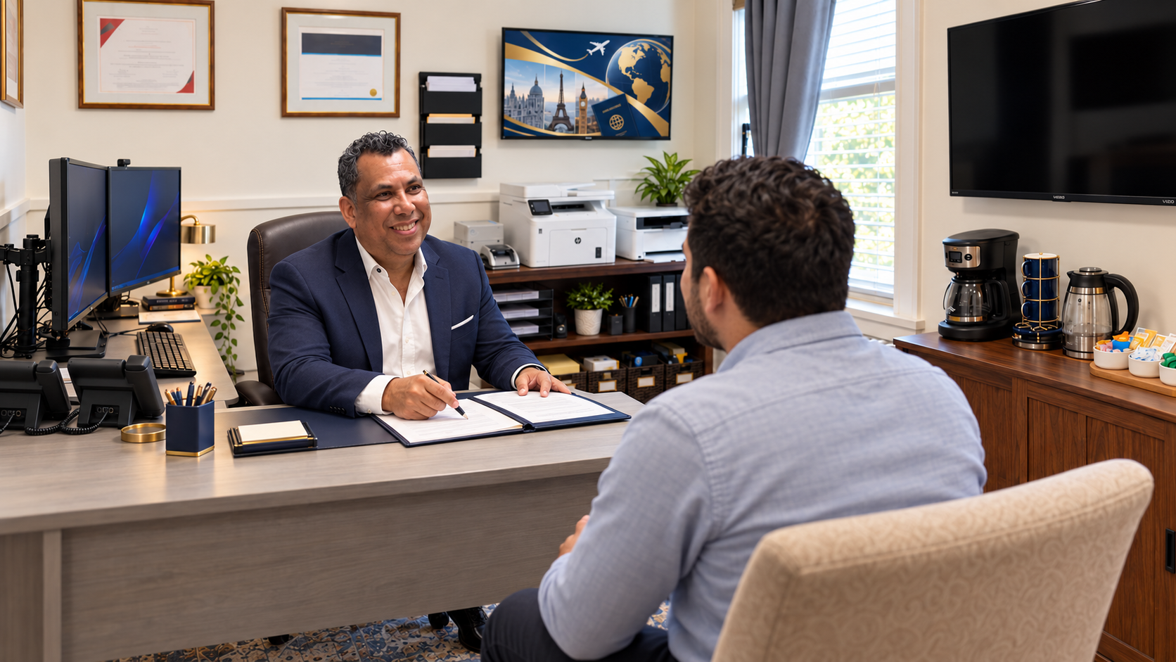 Consulta presencial con asesor
