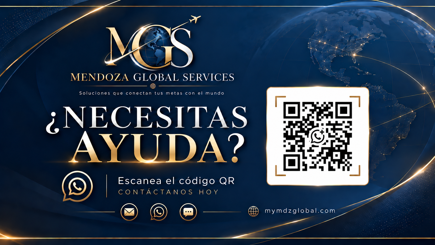 Escanea el código QR para contactarnos por WhatsApp